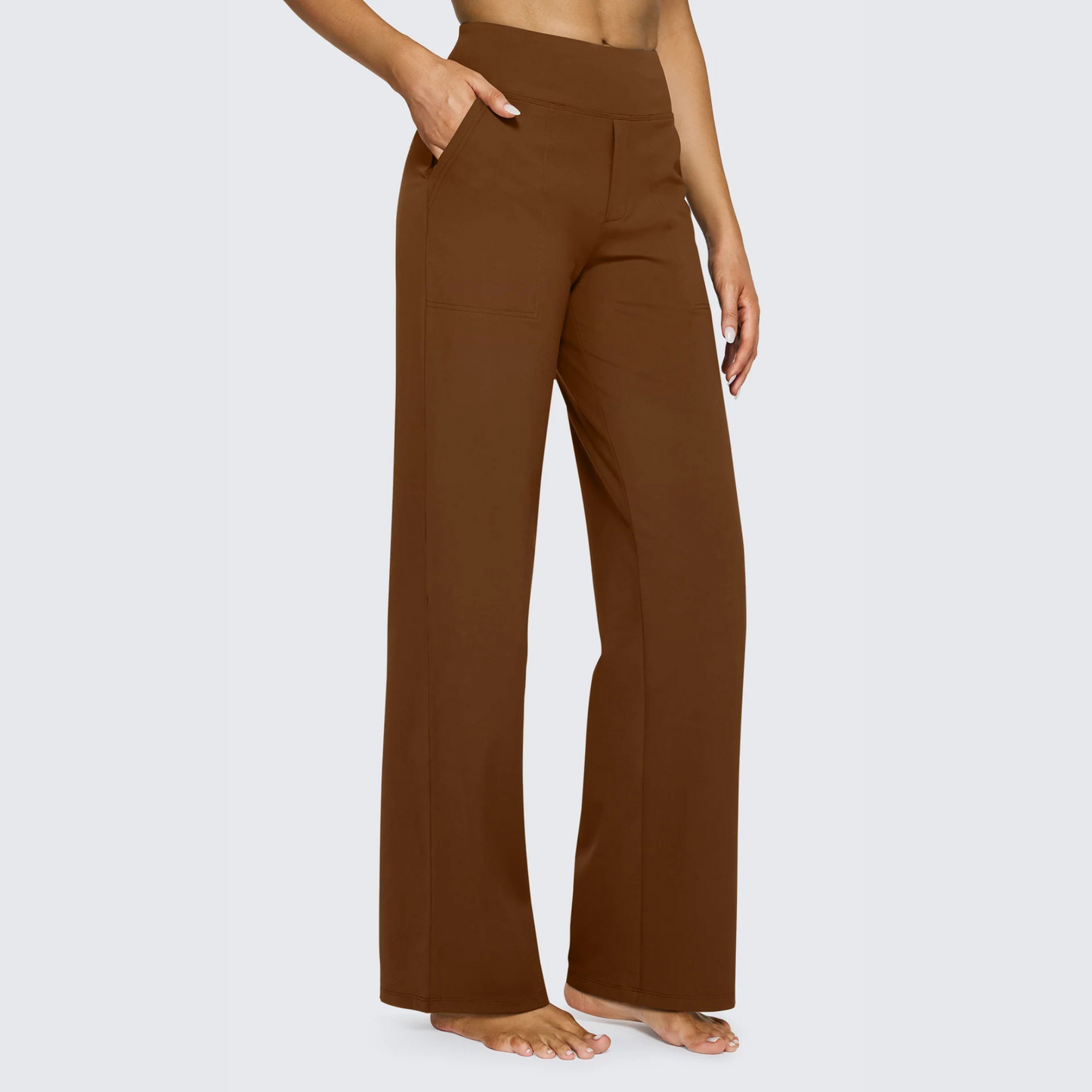 Loose High-Waist Business Casual Pants
