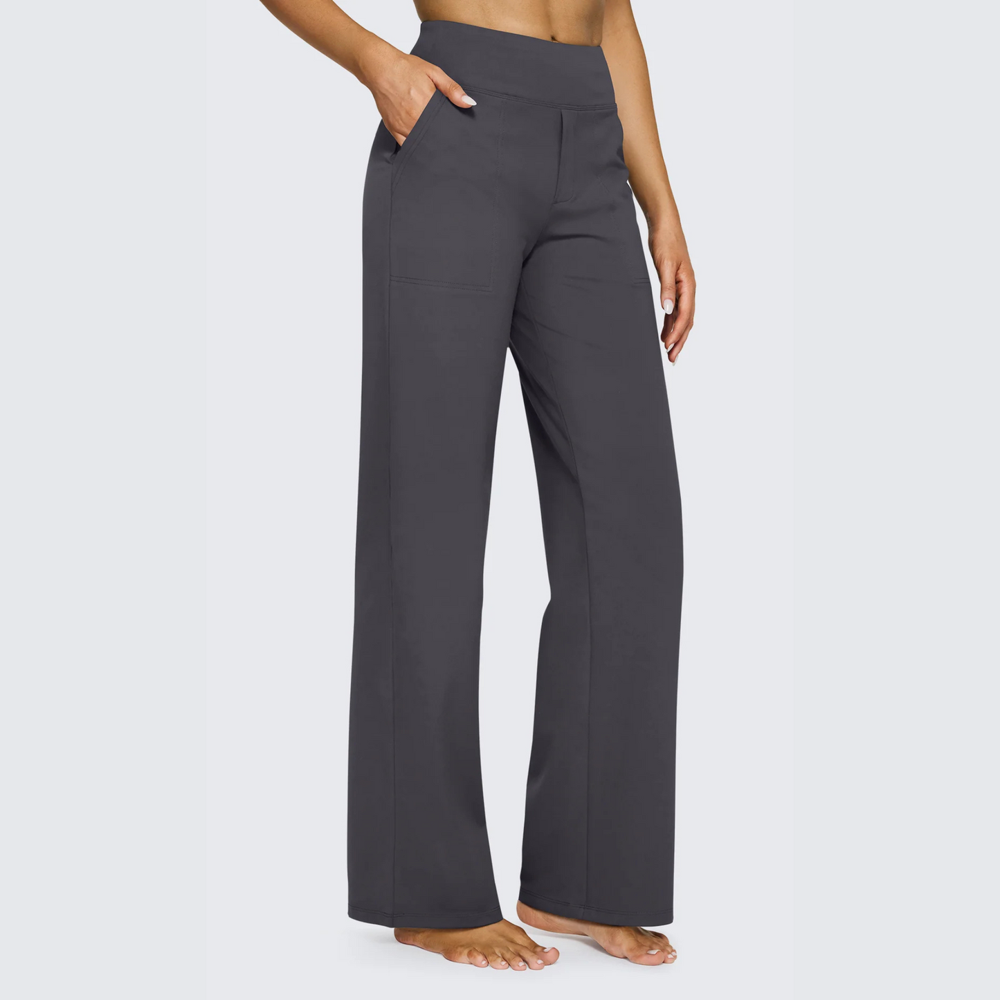 Loose High-Waist Business Casual Pants