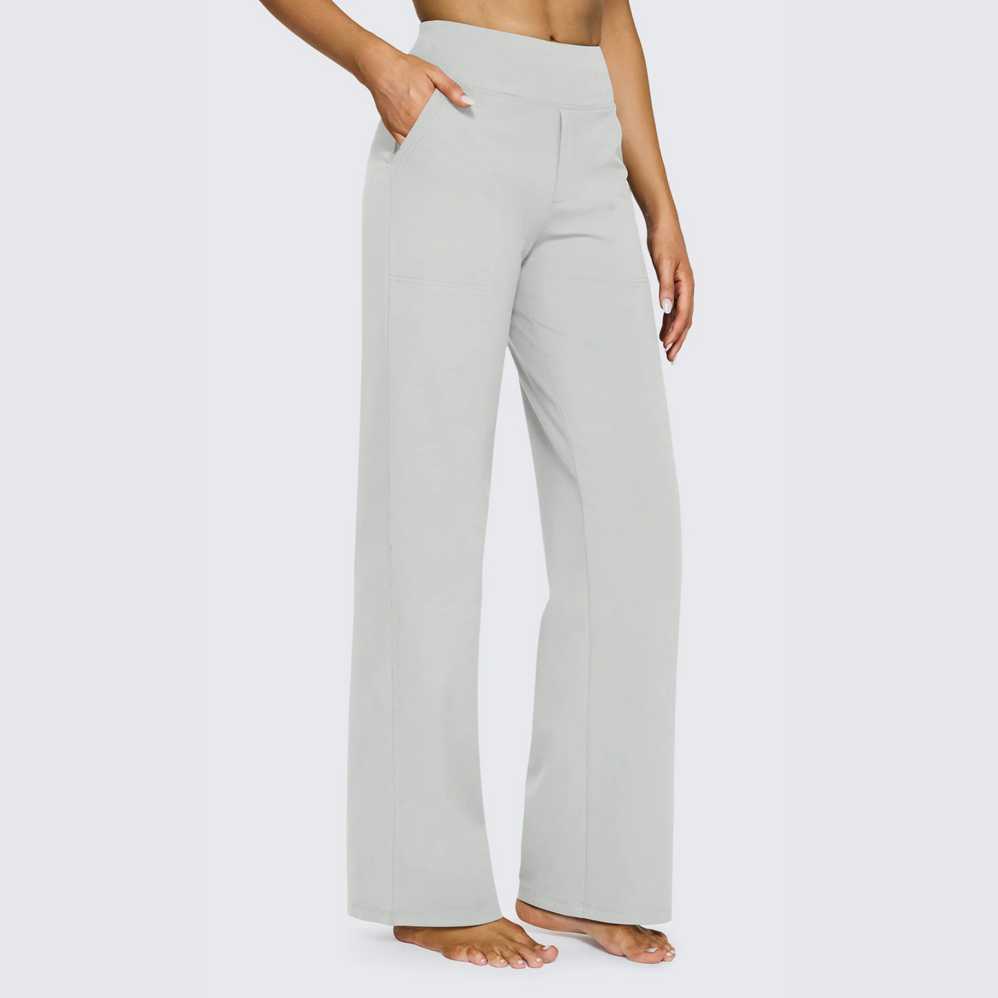 Loose High-Waist Business Casual Pants