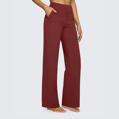 Loose High-Waist Business Casual Pants