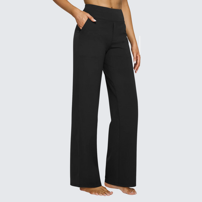 Loose High-Waist Business Casual Pants