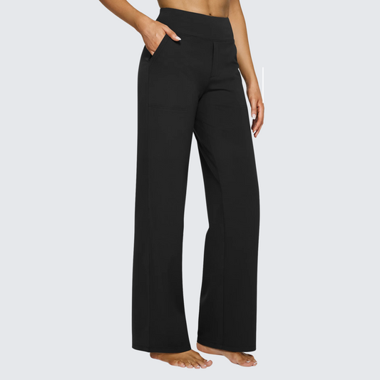 Loose High-Waist Business Casual Pants