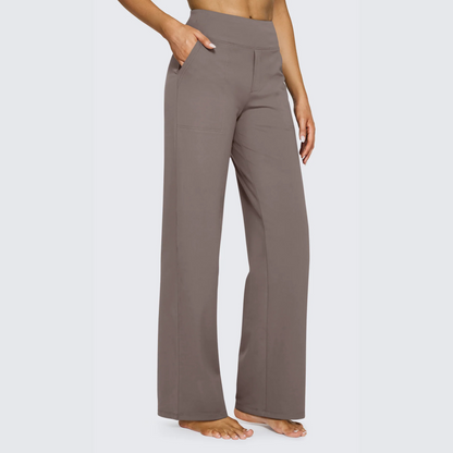 Loose High-Waist Business Casual Pants